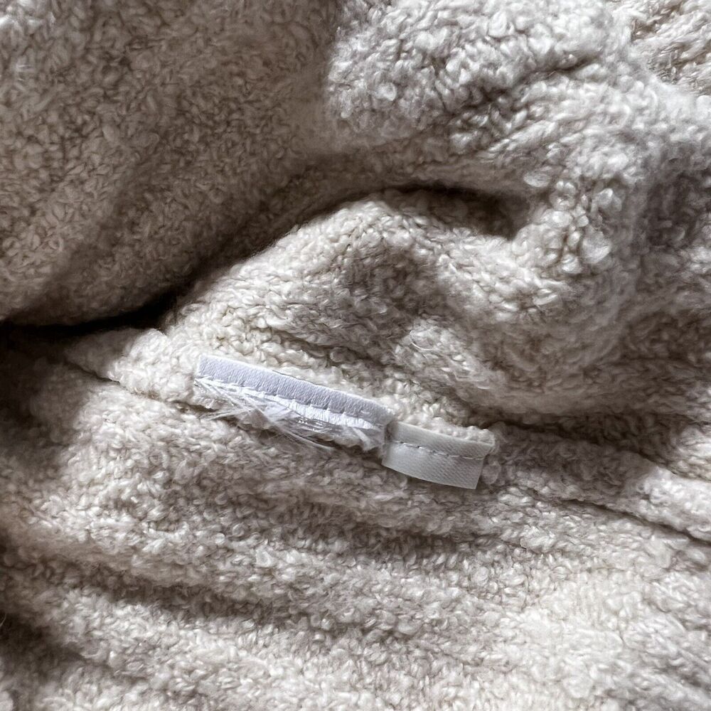 J. Crew Collared Cotton-bouclé Beach Sweater Size XS in Ivory - Picture 8 of 8